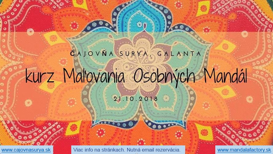 Kurz Maľovania Osobných Mandál v Galante